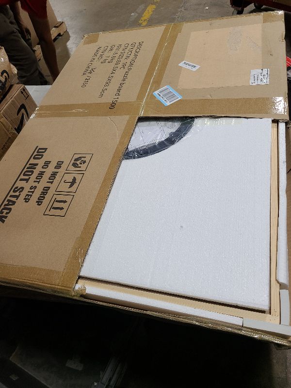 Photo 1 of 1500 Pieces Rotating Puzzle Board with 6 Storage Drawers & Protective Cover - Wooden Jigsaw Puzzle Table for 1500 Pieces - for Family Games, Home Entertainment & Puzzle Building