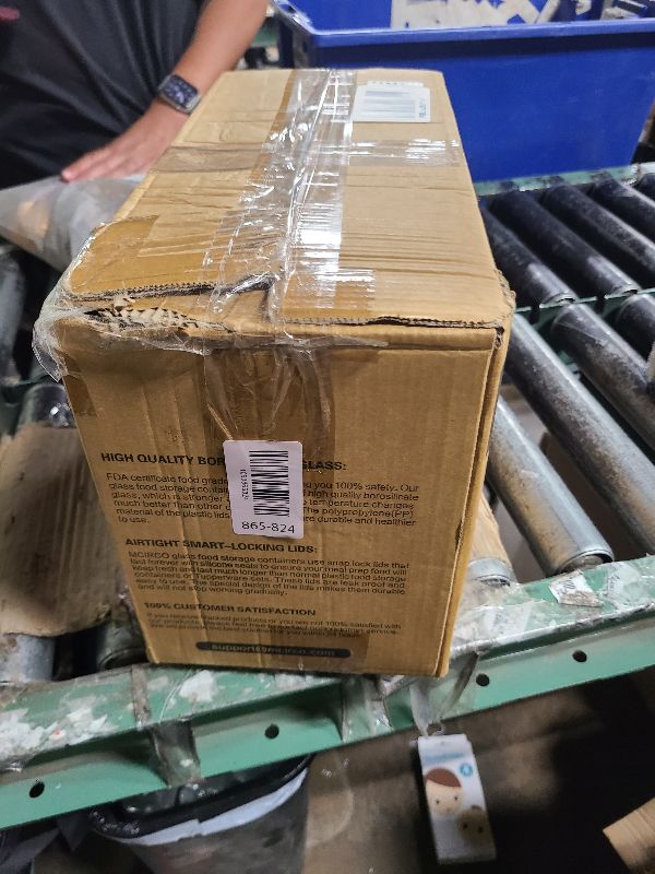 Photo 1 of [5-Pack,36 Oz]Glass Meal Prep Containers 2 Compartments Portion Control with Upgraded Snap Locking Lids Glass Food Storage Containers, Microwave, Oven, Freezer and Dishwasher (4.5 Cups, White)