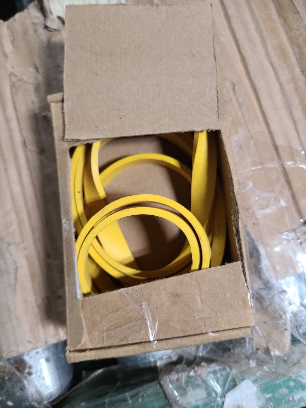 Photo 1 of 2 Pack 10" x 0.5" x 0.13" Band Saw Tires, Compatible with Delta, Jet, Grizzly, and Powermatic - No Need Needed (10 Inch Wheel)