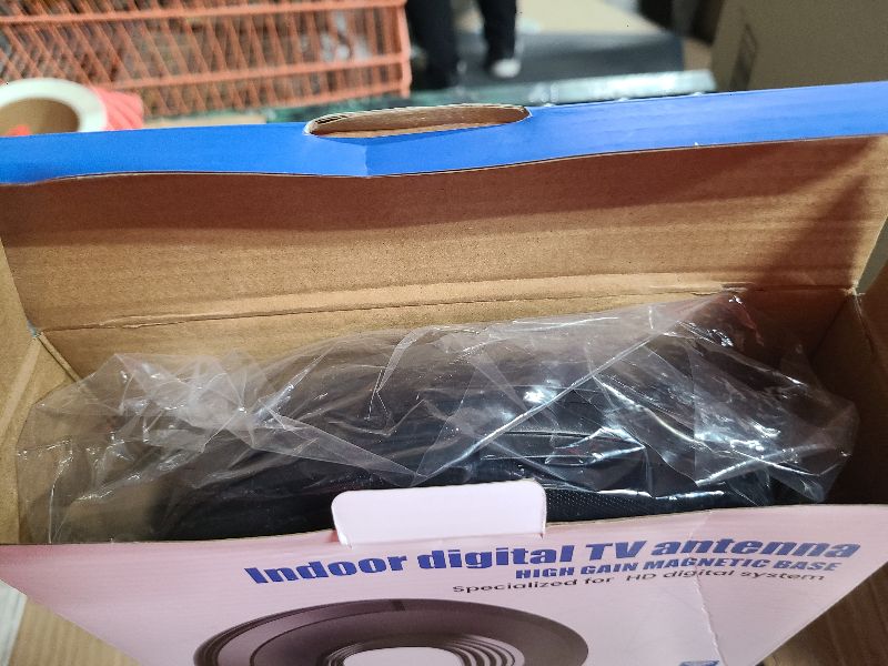 Photo 1 of 2025 TV Antenna Indoor for Local Channels, Antenna for Smart TV 360° Reception,Digital Antenna for Long Range Reception and All Smart/Old TVs, Supports 4K 1080P HD VHF UHF