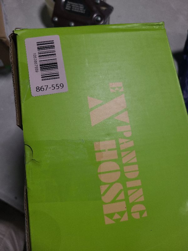 Photo 1 of 100 ft Expandable Garden Hose with 10 Patterns Nozzle,Kink-free, Flexible Expanding Water Hoses with 3/4" Solid Fittings and 4-Layer Latex Core - Garden Hoses