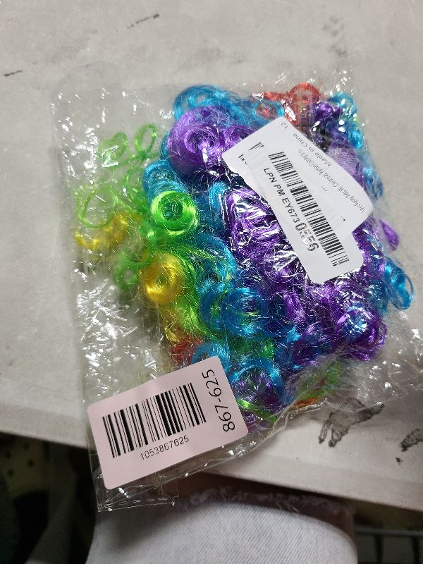 Photo 1 of 1pcs Funny Pets Wigs for Dog, Funny Rainbow Curly Dog Wig Adjustable Pet Wigs for Halloween Pet Cat Decoration Accessories for Halloween, Christmas, Parties Cosplay