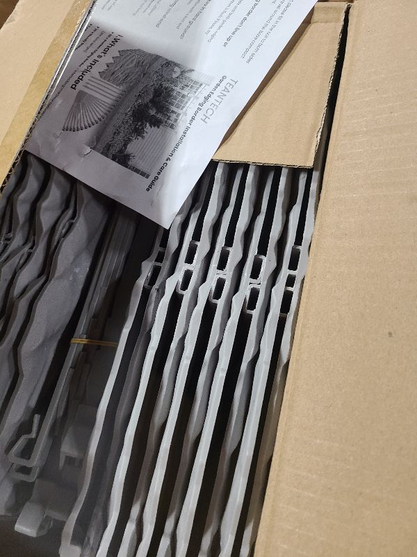 Photo 1 of 20Pcs Garden Edging Border, 21Ft Marbled Design Garden Landscape Edging Borders with 20 Pcs Stakes, Plastic Garden Fence Lawn Edging Border for Flower Bed, Yard, Patio, and Pathway Landscaping