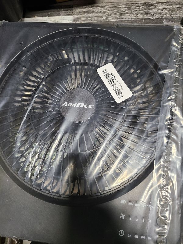 Photo 1 of 20000mAh Rechargeable Fan for Camping - 55h Super Long Last Battery Operated Fan, 10" Square Table Fan with Timer, 210° Pivot 4 Powerful Speed for Travel Outdoor Emergency Hurricane Power Outage