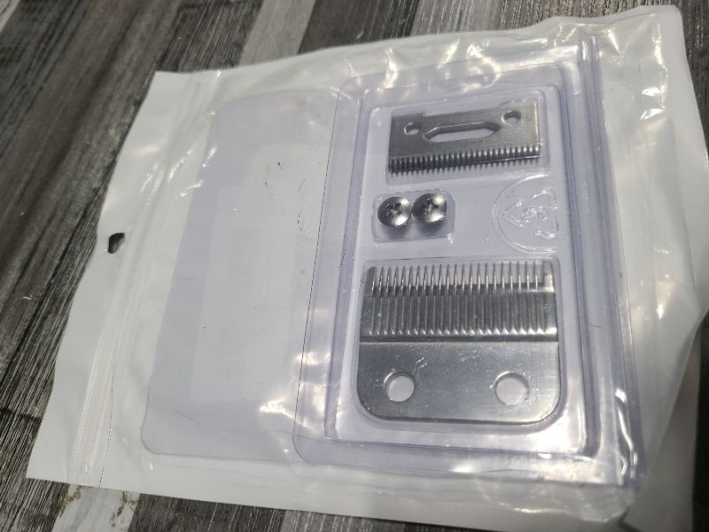 Photo 1 of 1 Pcs Blade Fit for Wahl Clipper Blades Replacement-Compatible for Wahl Clipper 2 Hole Clipper Blade Replacement Blades