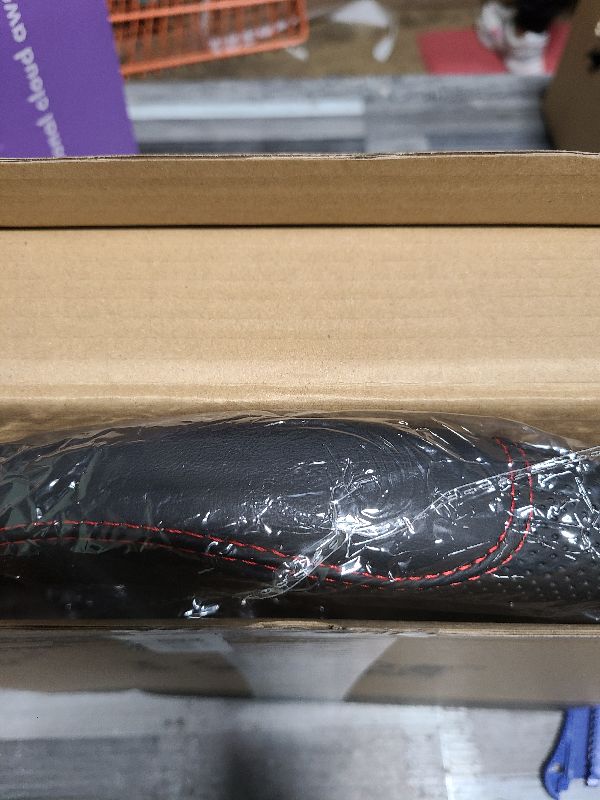 Photo 1 of 10L0L 13 Inch Golf Cart Steering Wheel Covers for EZGO TXT&RXV, Upgraded Microfiber Anti-Slip Steering Wheel Cover with Pu Leather