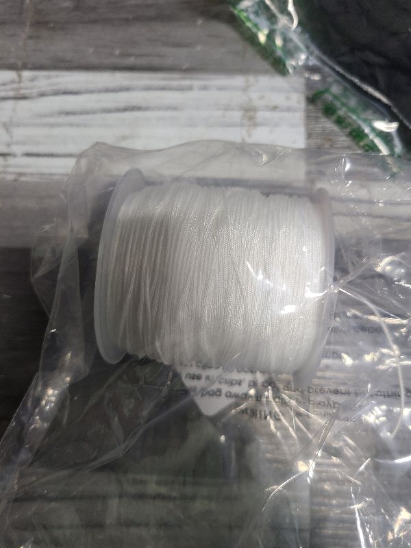 Photo 1 of 0.8mm Nylon String, Strong Bracelet String, Durable Nylon Cord for Jewelry Making, Bracelets, Beading, Necklaces, Rattail Braiding, Kumihimo, Wind Chimes, Blinds and Handicrafts