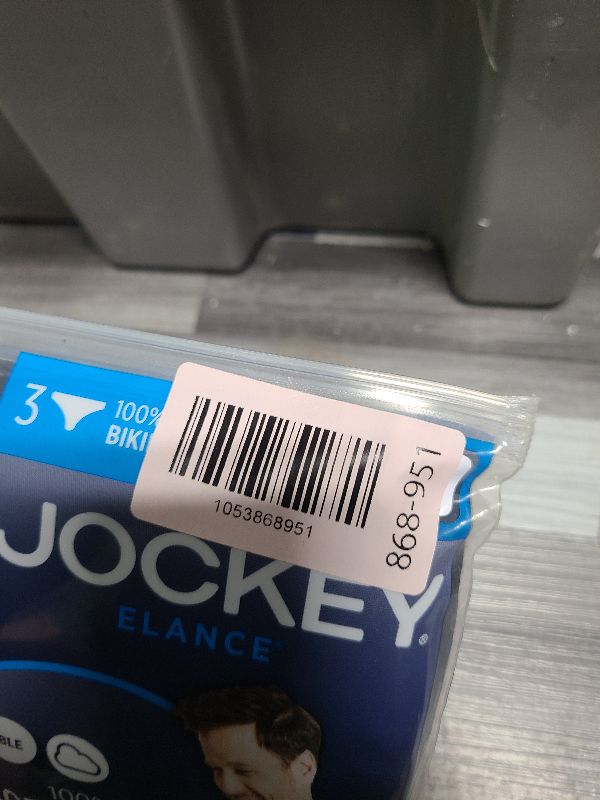 Photo 1 of  Jockey Men's Underwear Men's Elance Bikini - 3 Pack Medium 
