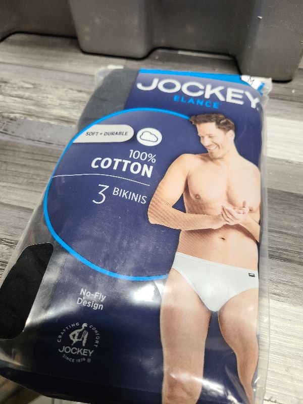 Photo 1 of  Jockey Men's Underwear Men's Elance Bikini - 3 Pack Medium 
