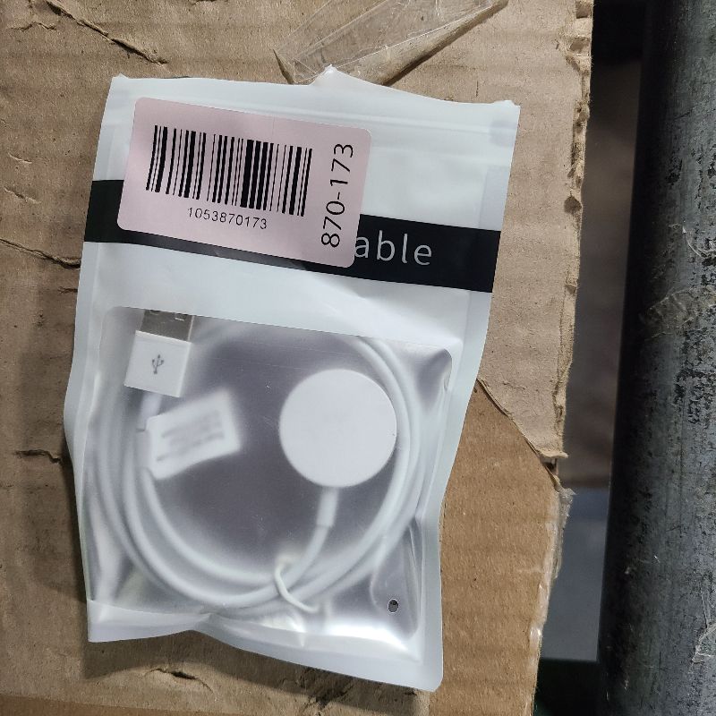 Photo 1 of ???? ???????? for Apple Watch Charger Magnetic Fast Charging Cable [Portable] Magnetic Wireless Charging Compatible with iWatch Series Ultra/SE/11/10/9/8/7/6/5/4/-[3.3FT] White