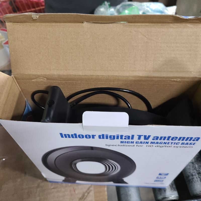 Photo 1 of 2025 TV Antenna Indoor for Local Channels, Antenna for Smart TV 360° Reception,Digital Antenna for Long Range Reception and All Smart/Old TVs, Supports 4K 1080P HD VHF UHF