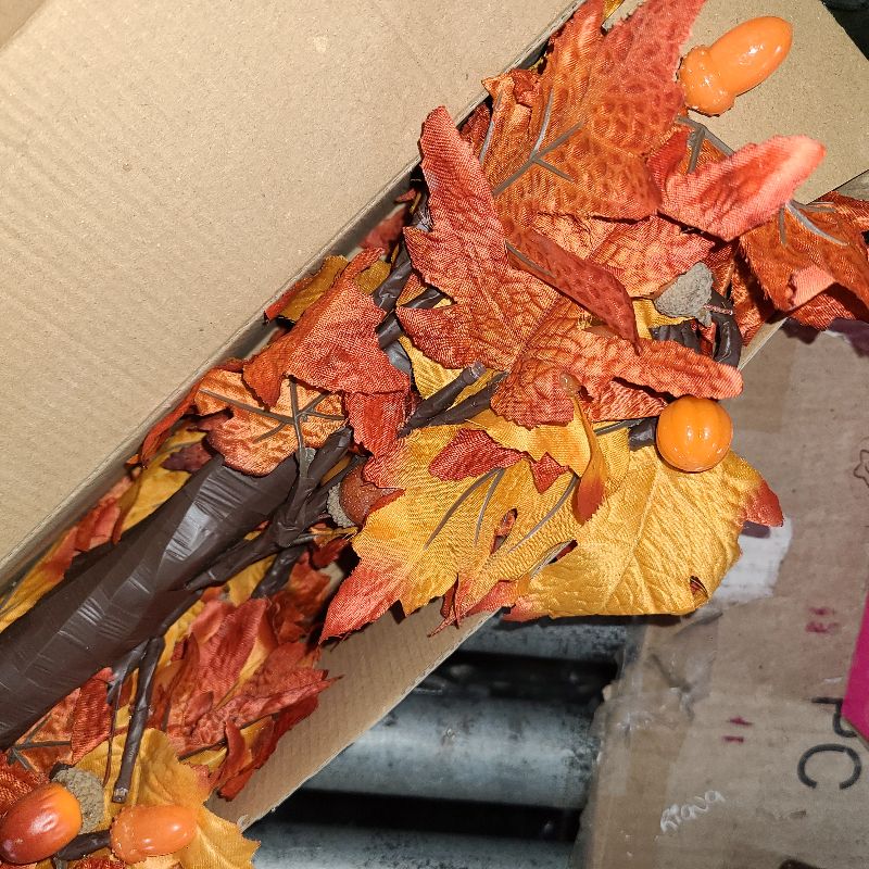 Photo 1 of [2 Pack & Timer] 24 Inch Lighted Fall Maple Tree for Fall Decorations with 48 LED Timer Battery Operated Artificial Fall Light up Trees for Home Indoor Outdoor Autumn Harvest Thanksgiving Table Decor