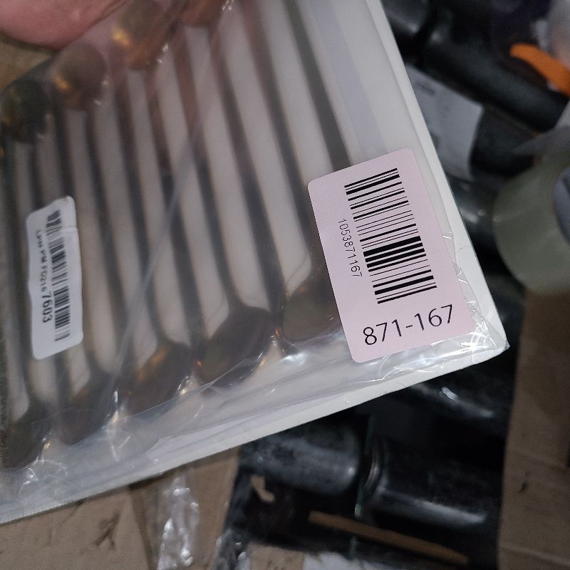 Photo 1 of 12 Pcs Coffee Spoons Set, 6.7" Gold Tea Spoons Long Handle, Gold Small Teaspoons, Stainless Steel Espresso Spoon, Long Spoon for Stirring, Coffee Bar Accessories