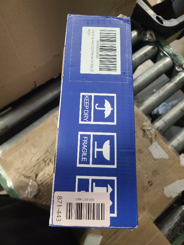 Photo 1 of 18 Port 2.5G Switch Unmanaged, 16 Ports 2.5Gbase-T Ethernet Switch+2X 10G SFP, 120Gbps Switching Capacity 2.5G Switch 16 Port , Fanless, for 2.5Gbps NAS, Wireless AP & PC, WiFi6 Router, Plug and Play