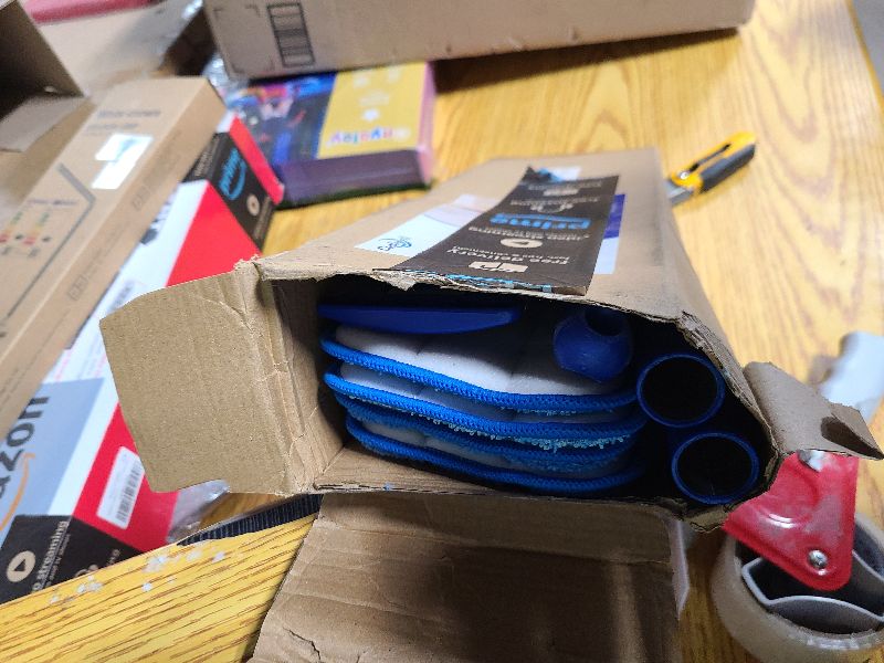 Photo 1 of 18" Professional Microfiber Mop Floor Cleaning System, Flat Mop with Stainless Steel Handle, 4 Reusable Washable Mop Pads, Wet and Dust Mopping for Hardwood, Vinyl, Laminate, Tile Cleaning