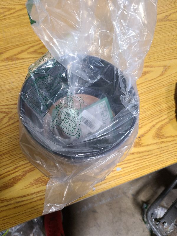 Photo 1 of 2 Pack 8 Inch Pots for Plants Indoor, Plastic Self Watering Planters with Drainage Holes, Water Level Indicator & Deep Reservoir, Decorative Flower Pots Indoor Outdoor Use (Black