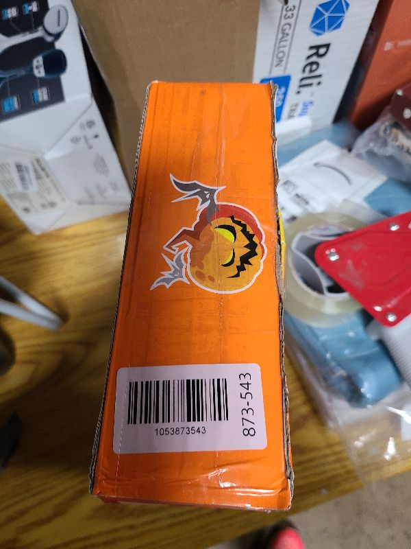 Photo 1 of 14 Pcs Halloween Party Games for Kids Adults Halloween Carnival Bean Bag Toss Games Metal Cans with 3 Bean Bags in Gift Box Boo Basket Stuffers Gifts for Holiday Trick or Treat Party Supplies