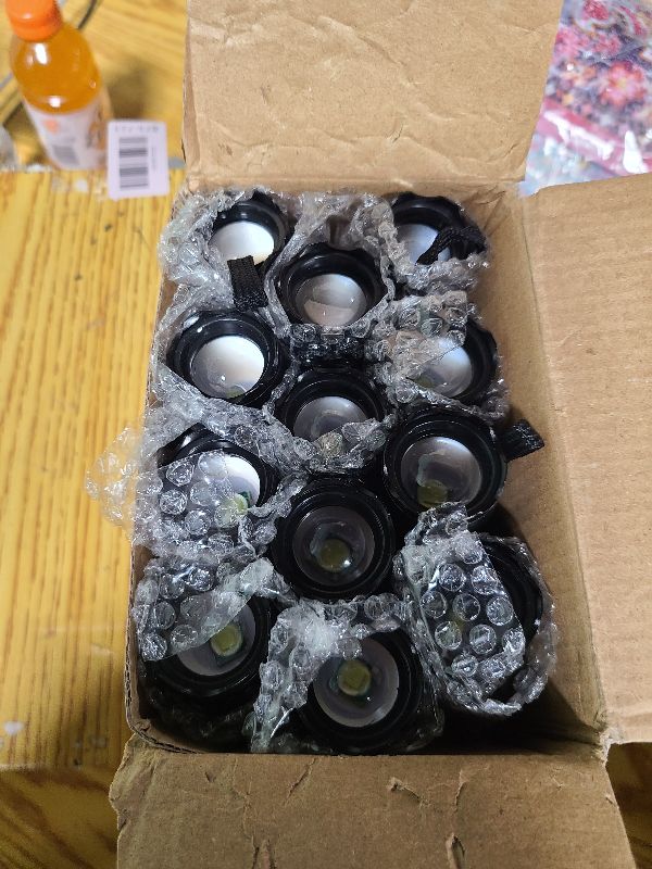 Photo 1 of 12Pack LED Flashlights High Lumens, 5Mode Tactical Flashlight for Home, Small Flashlights Powerful, Pocket Flashlight Bright, Adjustable Torch Light, Mini Flash Light for Emergencies Camping Outdoor