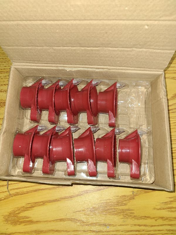 Photo 1 of 12 Pcs Diwali Diyas Lamp Decorations, Diwali Red Led Water Sense Lights, Waterproof Flameless Oil Lamp Shape Tea Lights, Diwali Decorations for Home Indian Temples Pooja Housewarming Return Gift