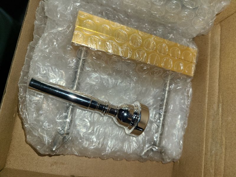 Photo 1 of 2 Pcs Trumpet Mouthpiece Puller with 3C Trumpet Mouthpiece SilverRemover Adjustable Puller Tool for Wind Instruments Beginners and Professional Players