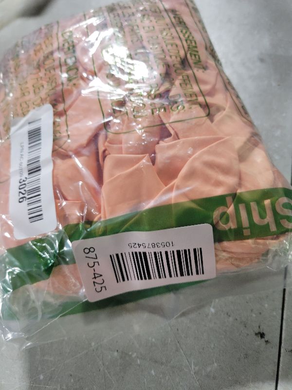 Photo 1 of 200 Pieces Pastel Orange Peach Balloons Garland Arch Kit Light Orange Balloons Different Sizes for Birthday Baby Shower Decorations