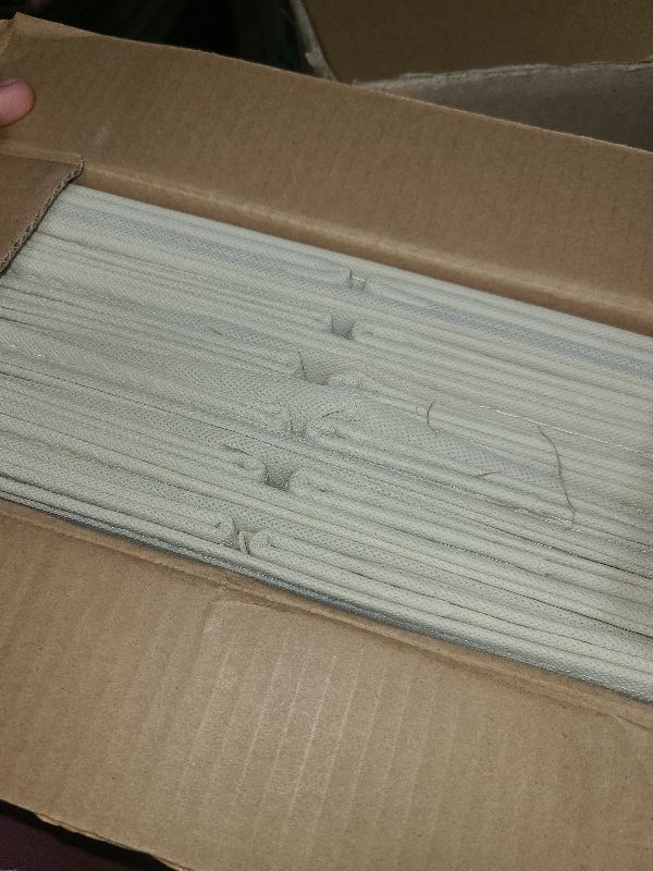 Photo 1 of 13 x 13 Inch Fine Linen Storage Bins with Handles?Fabric Cube Boxs?Collapsible Basket Organizers for Shelves for Home, Closet Drawers (White/Khaki-6 Pack)