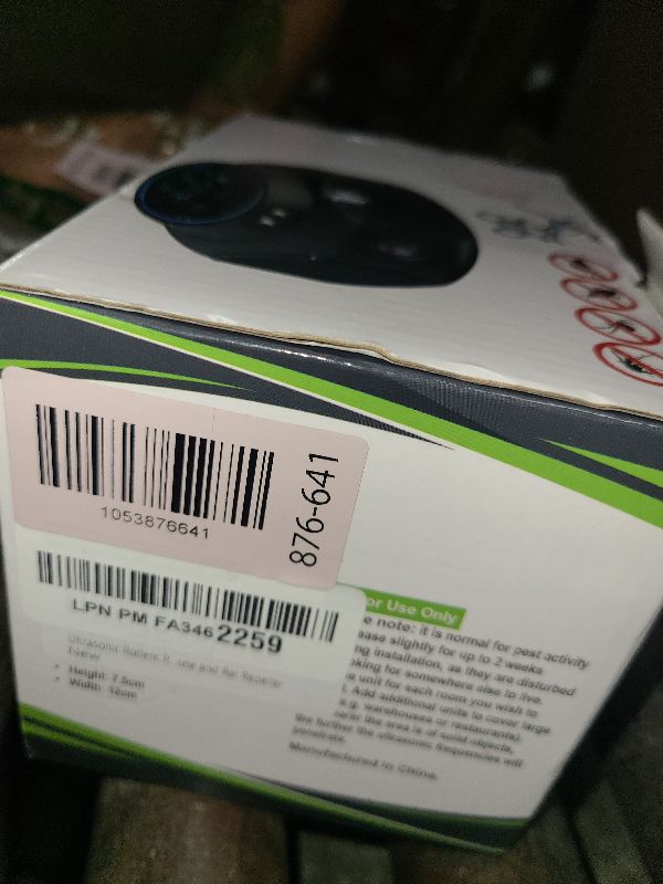 Photo 1 of 2 Pack Ultrasonic Pest Repellent Plug in, Indoor Pest Rodent Control for Mouse Mice Rat Squirrel Bat Roach Spider Ant Bug, Electronic Repelling Device Mouse Traps