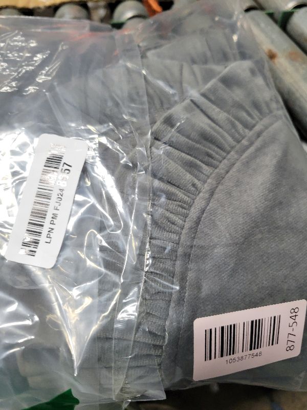 Photo 1 of 15 Inch Velvet Round Placemat with Ruffle for Dining Table Outdoor Placemats Non-Slip Washable for Gathering, Occasional Decoration and Family Parties Celebrations Set of 4, Gray