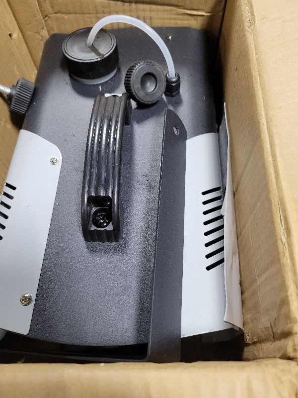 Photo 1 of 1200W RGB Fog Machine, 6 Colorful LED Lights for Smoke Machine Indoor/Outdoor Use, Perfect for Parties, Weddings, and Stage Effects