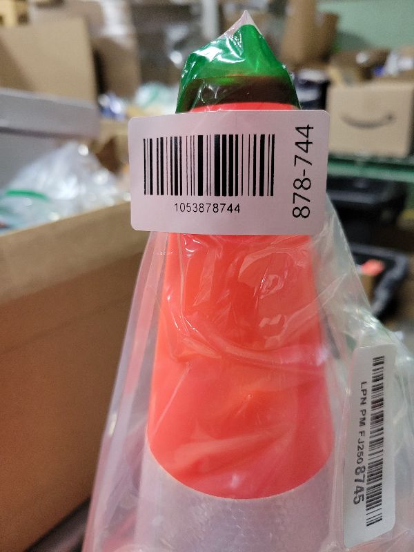 Photo 1 of 15 inch Traffic Safety Cones with Reflective Collars,[4 Pack]Orange Construction Cones| Parking Cones| Soccer Training Cones |Road Cones for Parking lot, Driveway, Sport and Driving Training.