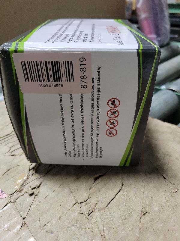 Photo 1 of 2 Pack Ultrasonic Pest Repellent Plug in, Indoor Pest Rodent Control for Mouse Mice Rat Squirrel Bat Roach Spider Ant Bug, Electronic Repelling Device Mouse Traps