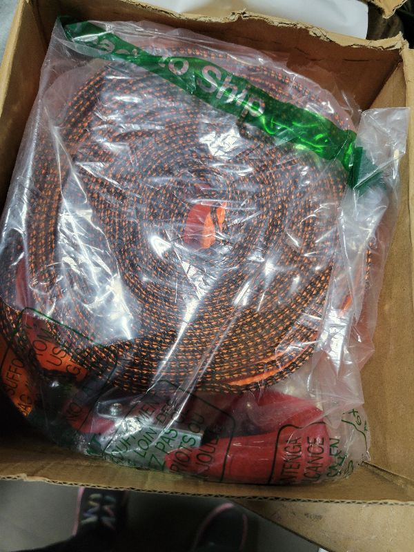 Photo 1 of [PREMIUM] Boat Trailer Winch Strap With Supper Steel Hook, 15000 LBS Break Strength, Two Layers Winch Strap, Winch Pulley Strap For Boat Trailer Replacement, Towing Vehicles & Boat Accessories 2"x20'