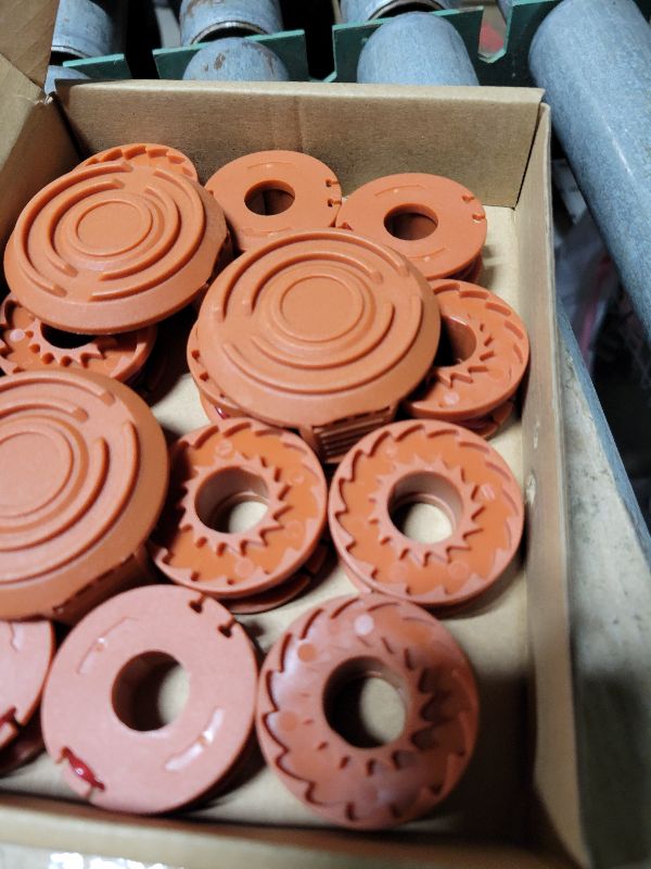 Photo 1 of 15 Pack Trimmer Spool Line for Worx,(WA0010)Replacement Trimmer Spool Line for Worx,Trimmer Line Refills 0.065 inch for Worx,Suitable for Worx String Trimmers(12 Pack Grass Trimmer Line,3 Trimmer Cap)