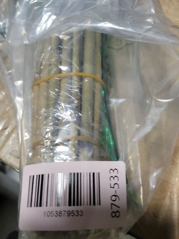 Photo 1 of [32 Pcs] Garden Stakes, 18 Inches Natural Bamboo Plant Stakes, Plant Support Stakes with Twist Ties, Bamboo Sticks for Tomatoes, Beans, Flowers, Potted Plants, Indoor and Outdoor Climbing Plants