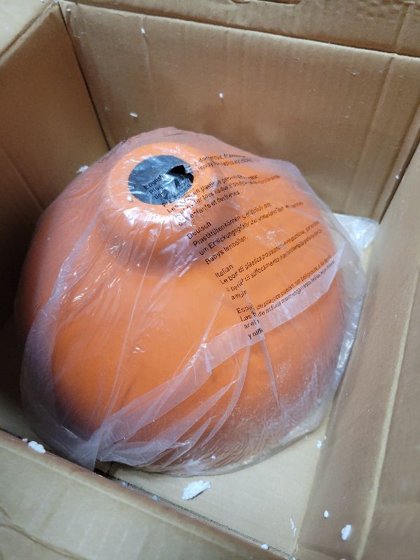 Photo 1 of 1 Pack 11.8" Orange Mid Modern Century Pendant Light ,MCM Orange Hanging Pendant Lights,Light Kitchen Island Dome Pendant Light, Modern Pendant Lights Dome Chandelier for Kitchen Island Dining Room