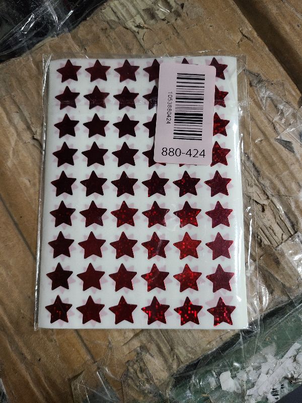 Photo 1 of 1620 Pack, 6 Colors, Holographic Small Star Stickers for Kids Reward, Behavior Chart, School Classroom Student Teacher Supplies, 0.6" Diameter