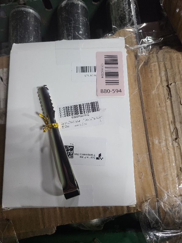 Photo 1 of 12 Pack Premium Small Serving Tongs, Dmoera Mini Stainless Steel Appetizer Tongs, 5Inch,5.2Inch(12.7cm)