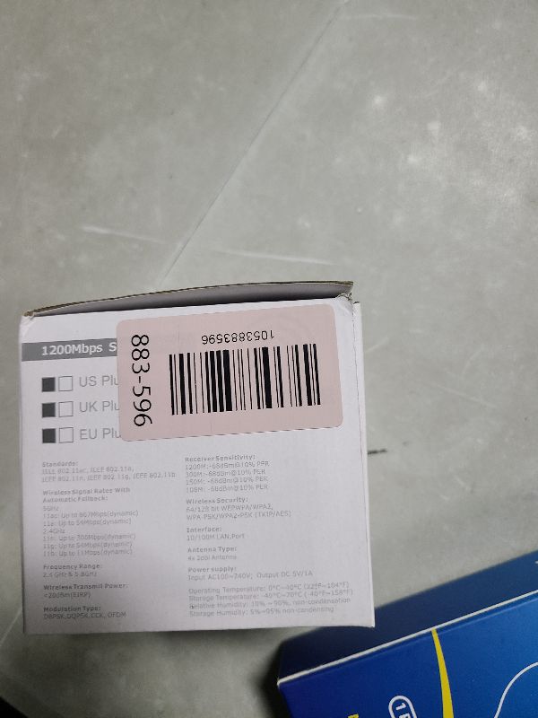 Photo 1 of 2024 Release WiFi Extender, WiFi Extender Signal Booster for Home Cover up to 10000sq.ft & Dual Band 2.4G&5G Advanced Technology, 1200Mbps WiFi Repeater with Ethernet Port up to 45 Devices