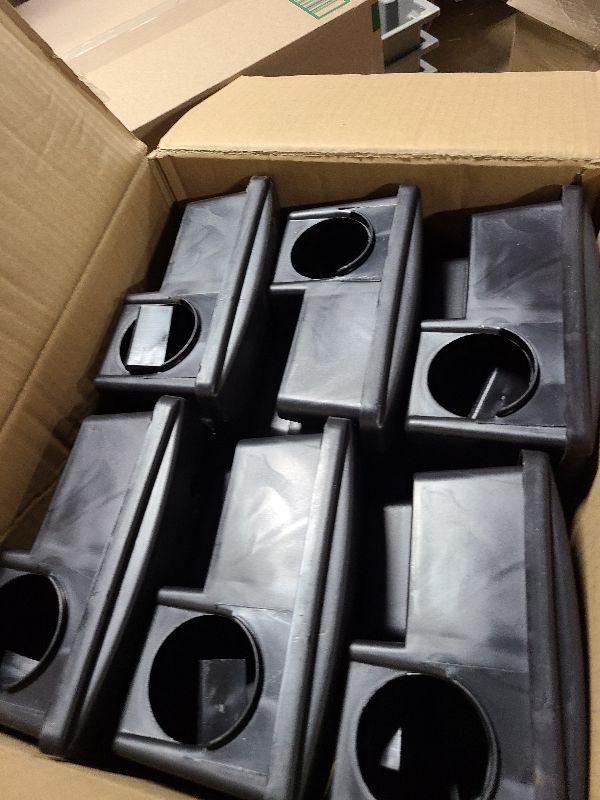 Photo 1 of 12 Pack Key–Required Rat Bait Stations & Mouse Bait Stations – 6 Large & 6 Compact, Lockable Weather–Resistant Plastic for Indoor & Outdoor – Keeps Children & Pets Safe