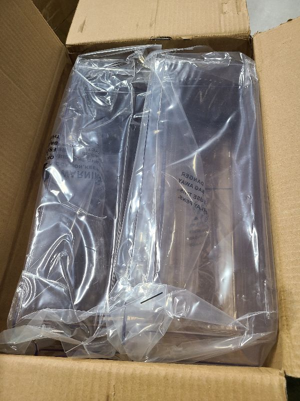 Photo 1 of 2 PACK Upgraded 240356402 Refrigerator Door Bin Replacement for Frigi.daire Refrigerator Door Shelf Parts LFSS2612TF0 LFSS2612TE0 FFSS2615TE0 Door Shelf Shelves By AMI PARTS (Length 15.38")