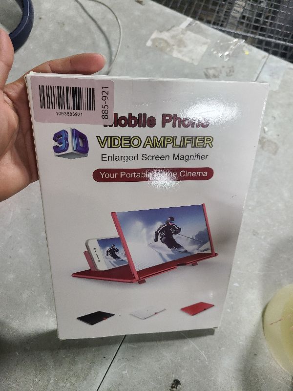 Photo 1 of 12" Screen Magnifier for Cell Phone ? 3D HD Magnifying Projector Screen Enlarger Expanders for Movies, Videos and Gaming ? Foldable Phone Stand with Screen Amplifier?Compatible with All Smartphones