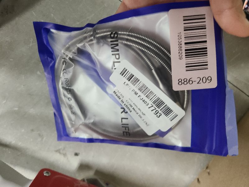 Photo 1 of ??Metal Braided USB-C to USB-C Cable 6.6ft, 60W PD Fast Charging & Data Sync, Cat & Dog Chew Proof Charger Cord, Tangle-Free Indestructible Charger Cord for iPhone17/16/15,GalaxyS24,Pixel,MacBook,iPad