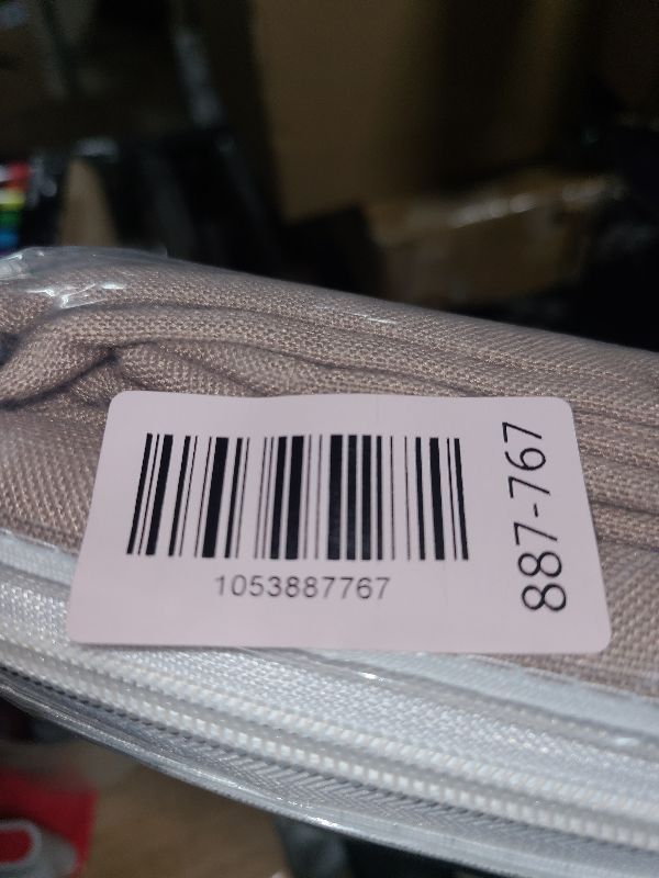 Photo 1 of 120 Inches Extra Long Linen Curtains for Living Room - 2 Panels Back Tab Burlap Farmhouse Drapes Light Filtering Semi Privacy Boho Linen Curtains 10 FT Long Floor to Ceiling Patio Sliding Door,Taupe