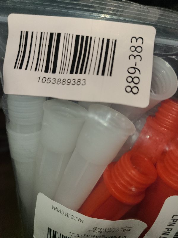 Photo 1 of 15 PACK Extra Long Caulking Gun Extension,Caulking Tube Extension,Caulk Tube Extension Tip,Caulk gun Extension Nozzle?5+3+3+2+2?