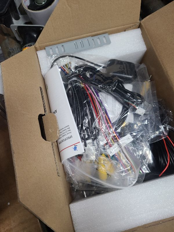 Photo 1 of 1+32G Android Double Din Car Stereo Audio HD 1080P 10 inch Touchscreen in-Dash GPS Navigation Head Unit Support WiFi Bluetooth FM Radio EQ ASP USB Android/iOS Mirror Link + Rear View Camera