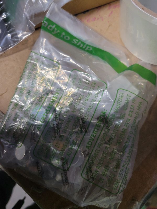 Photo 1 of 15mm Flat Back Round Acrylic Rhinestones Plastic Gems for Jewelry Making Costume Jewels Cosplay Embelishments - 40 Pieces (Crystal Clear A01)