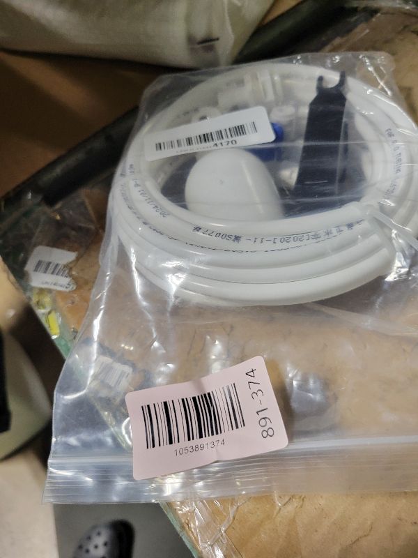 Photo 1 of 1/4 inch Tube Float Valve Kit for RODI System Tubing OD Push to Connect Fitting Tube Feed Water Adapter Ball Valve Float Valve Kit Ball Valve+L+I+T Type+5 Meters/16 Feet Tubing Pipe(6PCS)