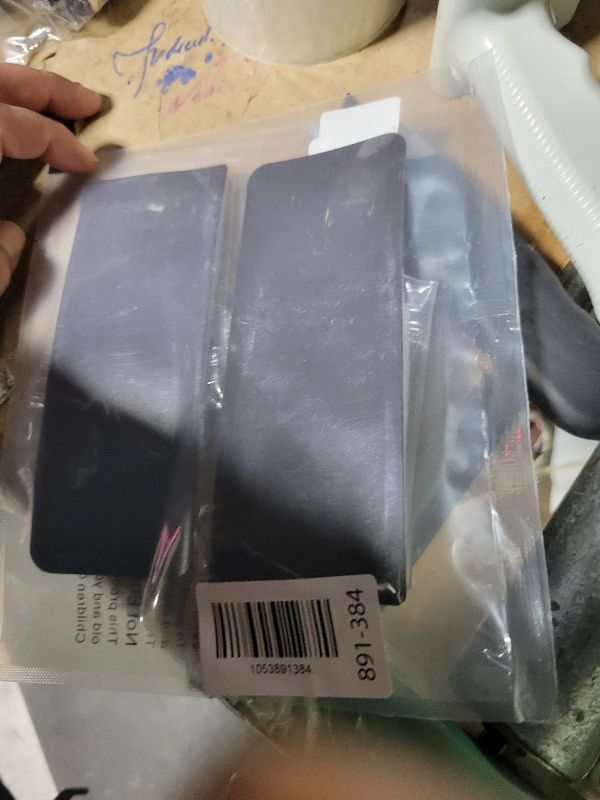 Photo 1 of 2 PACK Magnetic Pen Holder - Clear Plastic Magnetic Dry Erase Marker Holder for Refrigerator with Label Slot Strong Magnet Suitable for Organizing Office School Home Whiteboard Locker Accessories