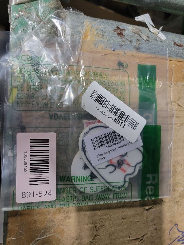 Photo 1 of 2 Pack Funny Ghost Reading Books Embroidered Iron on Patches, Gifts for Book Lovers, World Book Day Gifts