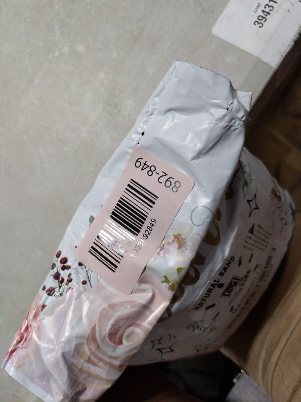 Photo 1 of 2 Pounds Natural Decorative Real Sand for use in Crafts, Decor, Vase Filler and More | Natural and Non-Toxic, Fun Wet and Dry Indoor and Outdoor, Sandbox, Therapy, and Table Use